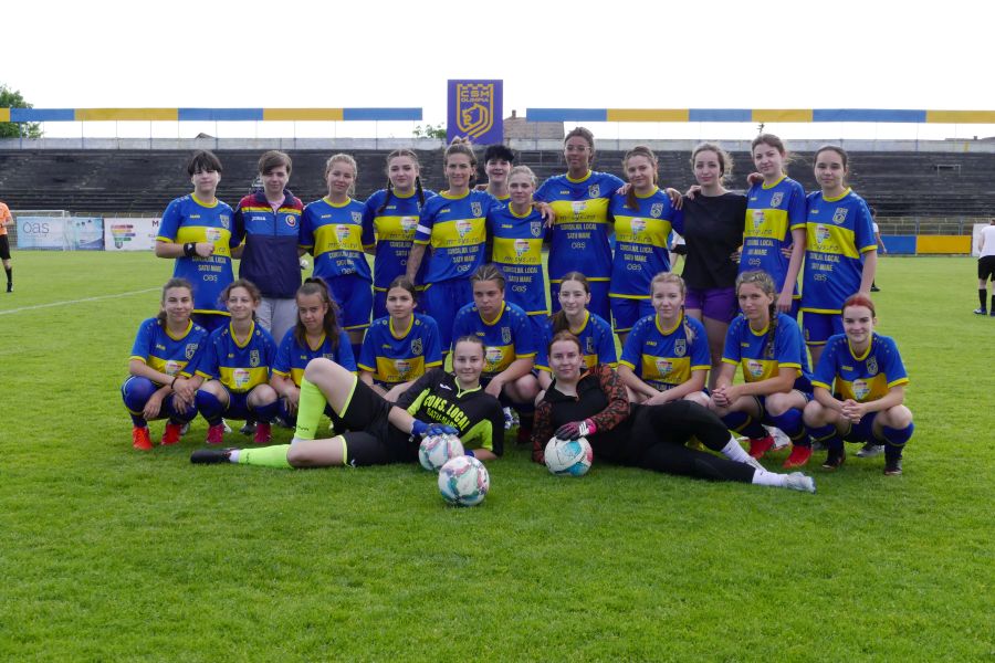 Echipa de fotbal feminin CSM Olimpia a jucat primul meci